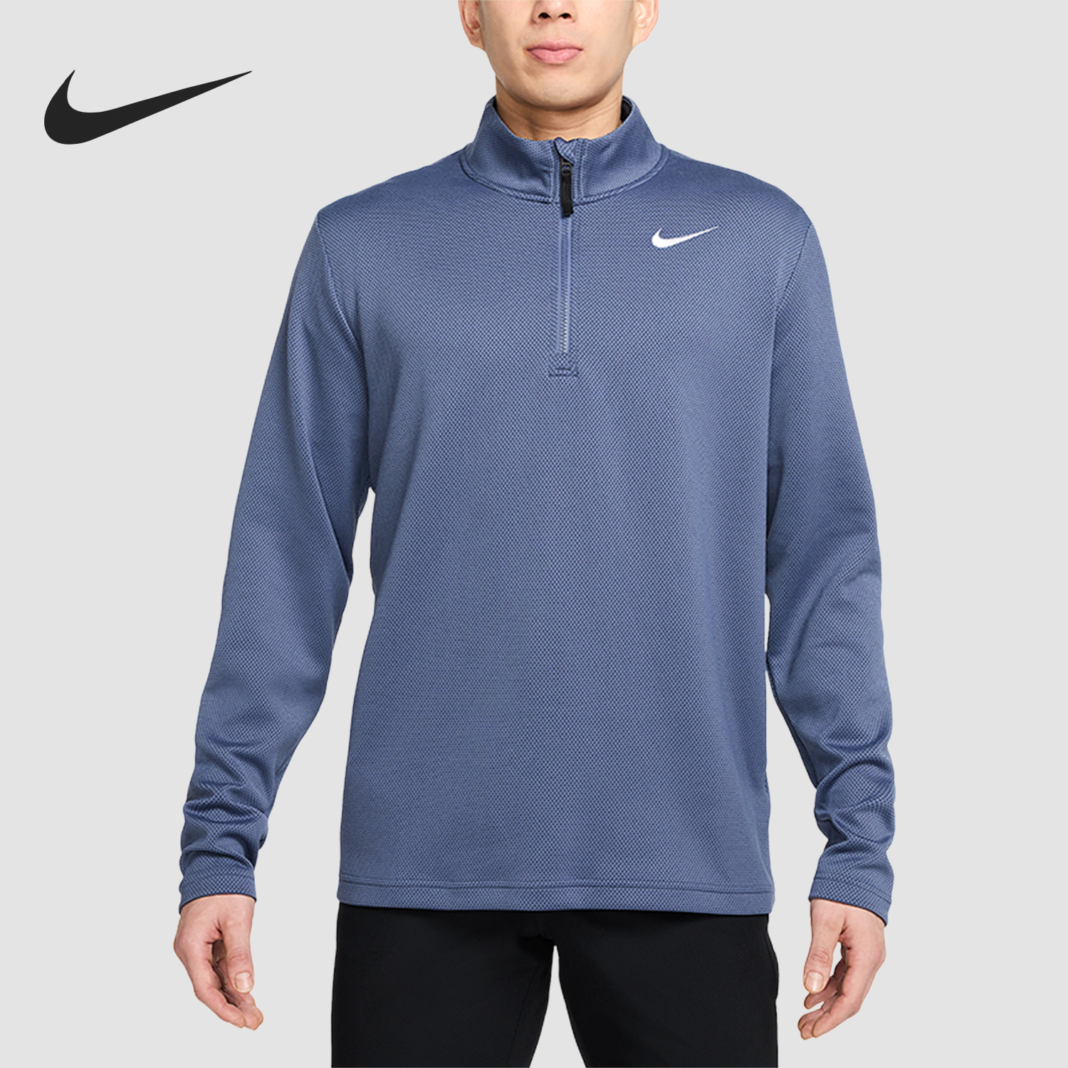 Nike/耐克正品 Dri-FIT男士半拉链宽松立领卫衣FZ7463-491