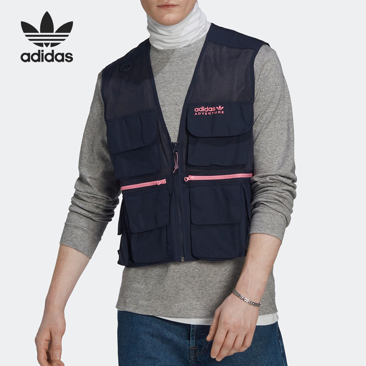 透气马甲Adidas/阿迪达斯