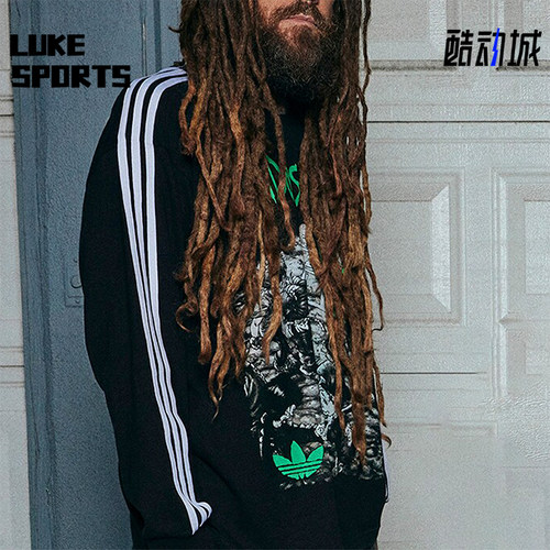 阿迪达斯男士圆领长袖T恤