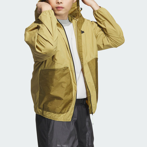 Adidas/阿迪达斯官方正品夏季新款男士梭织拒水运动外套JI8659