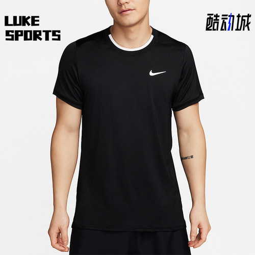Nike/耐克正品Court Advantage男士休闲圆领运动短袖FD5321-011