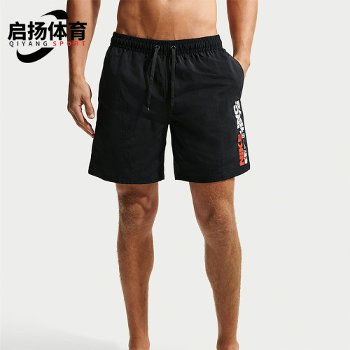 Nike/耐克正品夏季男士透气经典简约系带运动沙滩短裤IQ7988-010