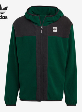 Adidas/阿迪达斯官方正品三叶草新款男子休闲运动夹克外套IC2340