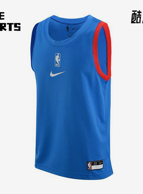 Nike/耐克正品运动男士圆领透气经典休闲复古无袖背心DR2275-435