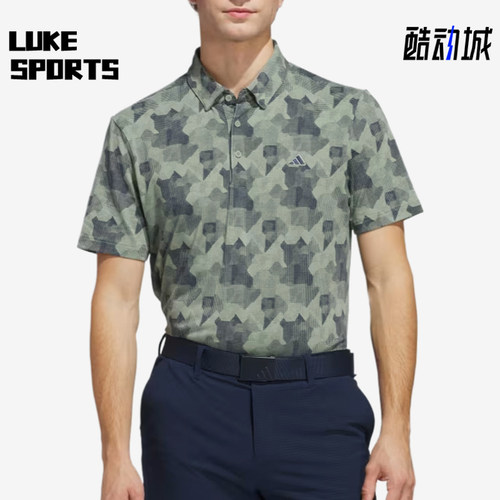 Adidas/阿迪达斯正品男士透气柔软舒适休闲短袖Polo衫JF9024