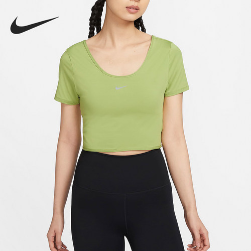 Nike/耐克正品当季新款女士经典款扭结式短袖上衣FN2852-377