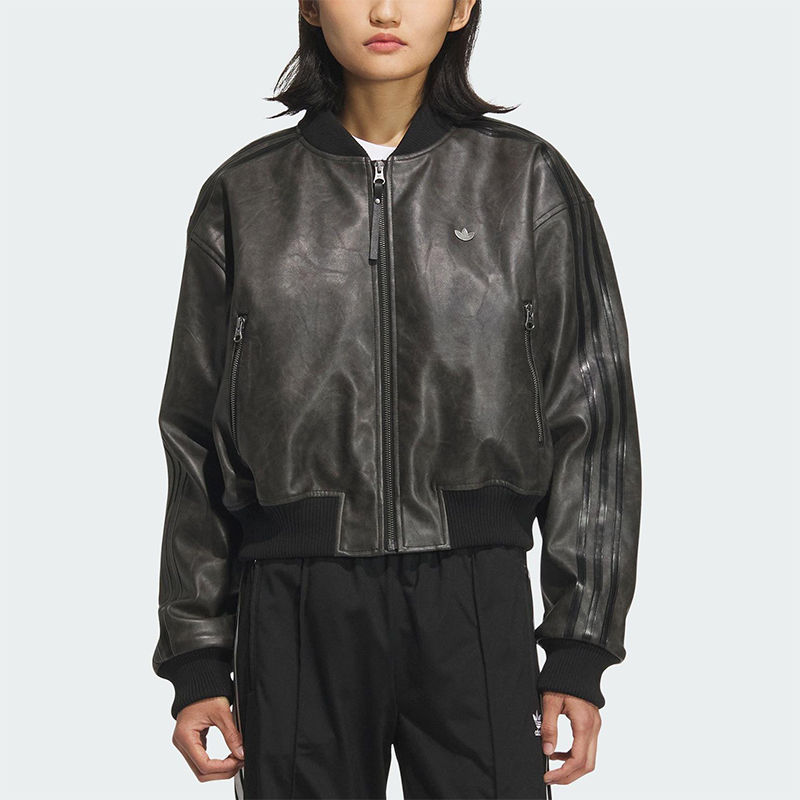 Adidas/阿迪达斯正品三叶草女士休闲保暖复古运动宽松棉服KC2656