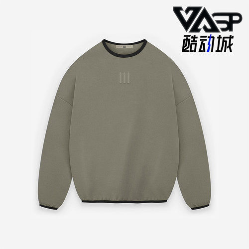 阿迪达斯男士宽松运动保暖卫衣