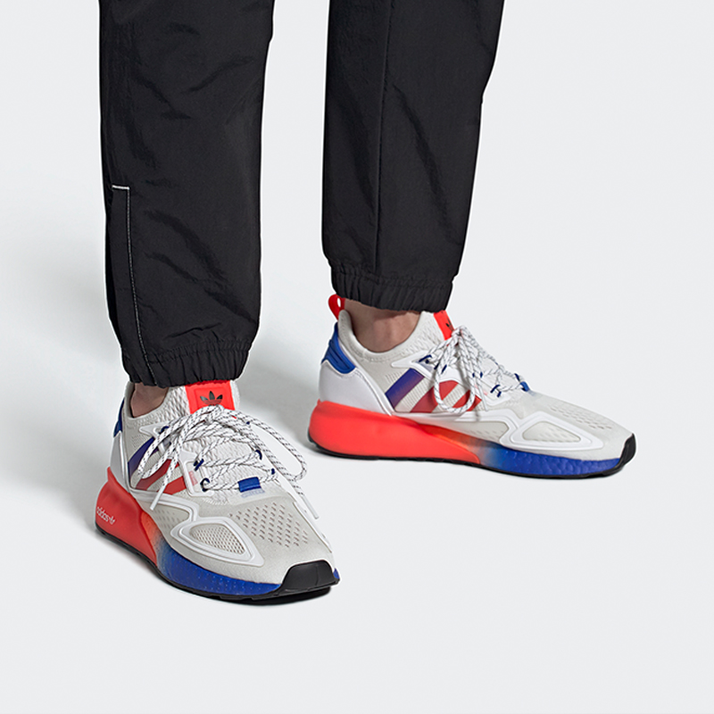 Adidas/阿迪达斯官方正品三叶草ZX 2K BOOST男女透气运动鞋FV9996