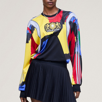 Adidas/阿迪达斯正品三叶草BRAINDEADJERSEY经典长袖球衣JY7958