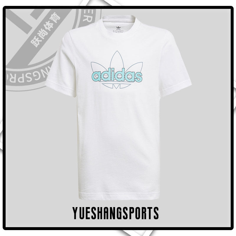 Adidas/阿迪达斯正品夏季大童三叶草短袖休闲运动T恤GN2302,童装/婴儿装/亲子装,T恤,淘宝优惠券,粉丝福利购,淘宝优惠卷