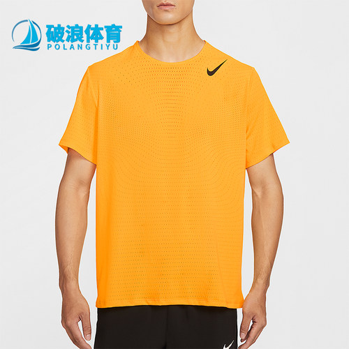 Nike/耐克正品2025男士日常圆领网眼透气印花运动短袖HJ3378-845