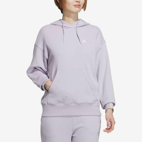Adidas/阿迪达斯正品女士保暖日常连帽长袖卫衣套头衫JF1402
