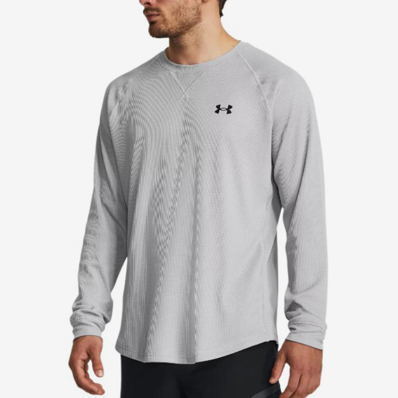 UA/安德玛正品运动男士圆领针织时尚透气休闲长袖T恤1302355-011,运动服/休闲服装,运动T恤,淘宝优惠券,粉丝福利购,淘宝优惠卷