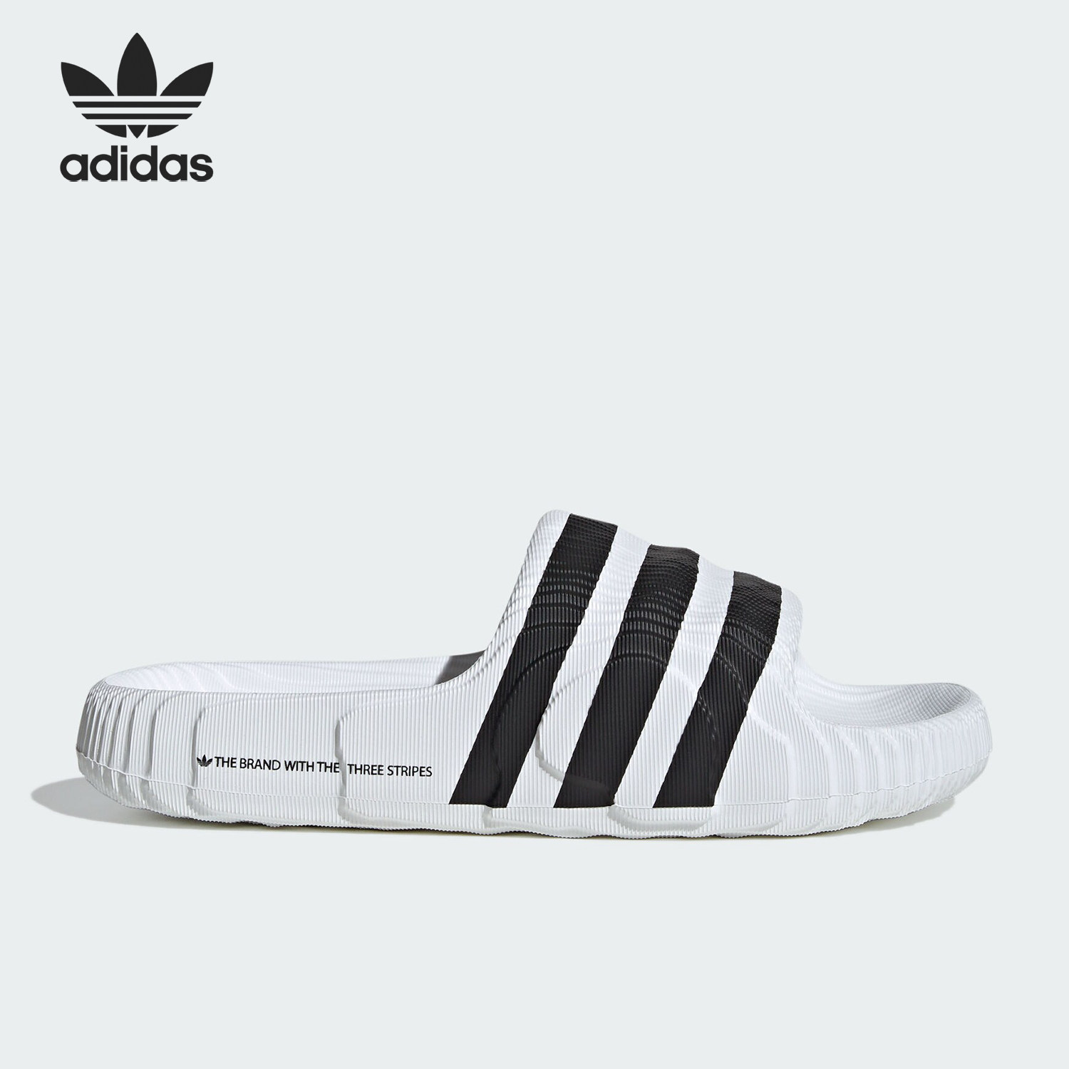 Adidas/阿迪达斯官方正品三叶草男女简约时尚经典运动拖鞋IF3668