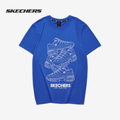 男子宽松休闲运动短袖 Skechers 新款 2021年夏季 斯凯奇正品