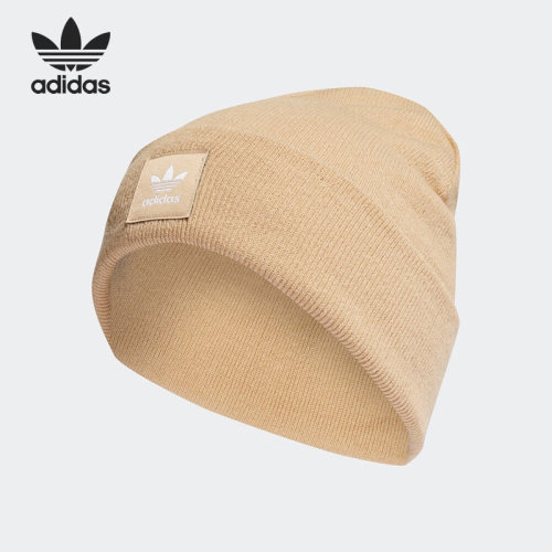 Adidas/阿迪达斯官方正品三叶草新款男女运动休闲针织帽HT1135