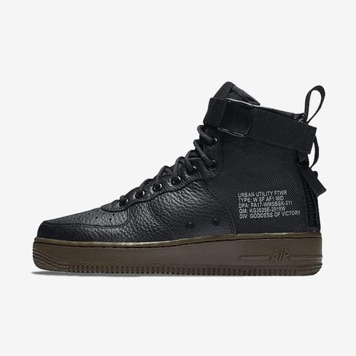 Nike耐克正品Air Force 1女防滑轻便中帮日常出行板鞋AA3966-003