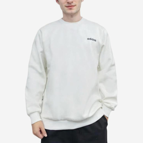 Adidas/阿迪达斯正品M BB CREW男士运动加绒亲肤卫衣套头衫JX9400