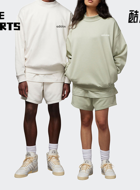 Adidas/阿迪达斯正品三叶草男女简约时尚印花运动休闲卫衣IA3436