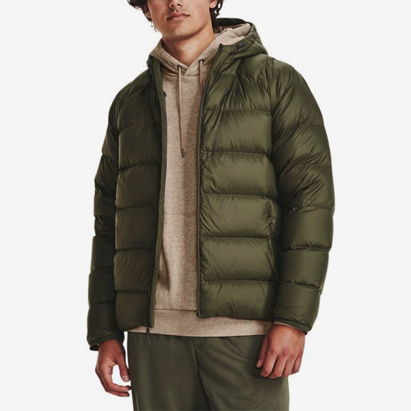 UA/安德玛正品运动男士复古保暖轻盈拉链休闲羽绒服1372651-390