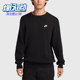 款 2025秋季 男士 刺绣运动休闲圆领套头衫 010 Nike FQ2913 耐克正品