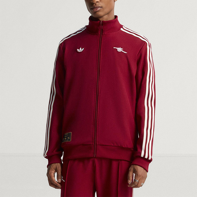 Adidas/阿迪达斯正品三叶草男士训练足球梭织运动立领外套JM9390