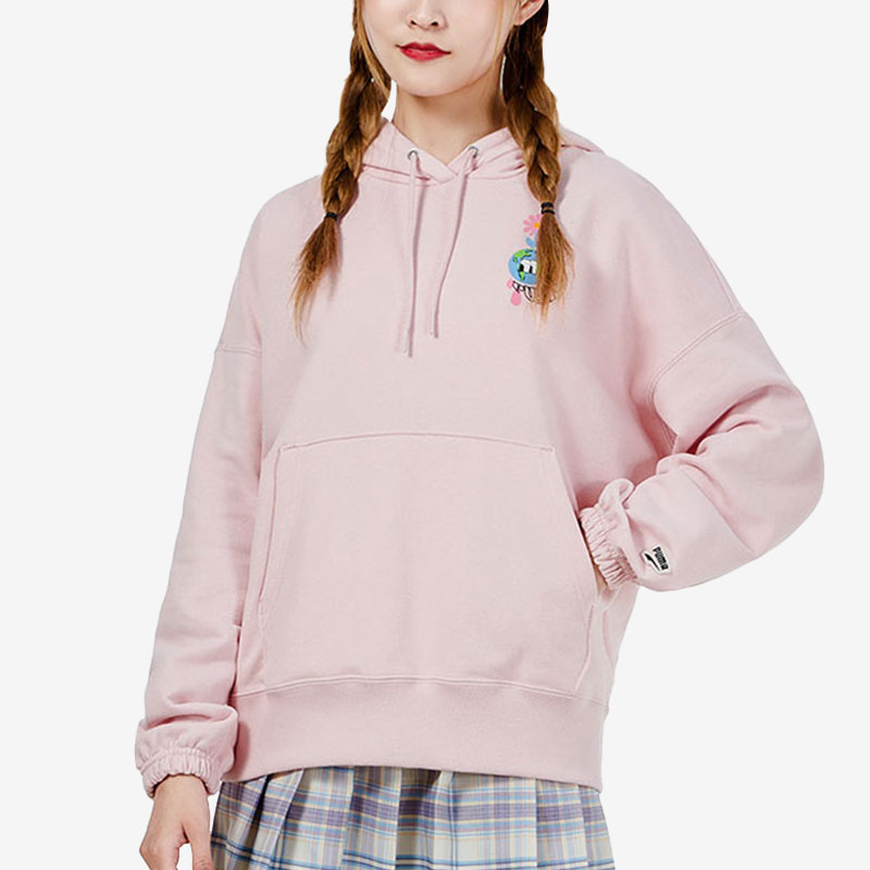 Puma/彪马正品当季新款运动休闲女子连帽印花卫衣 533049-36