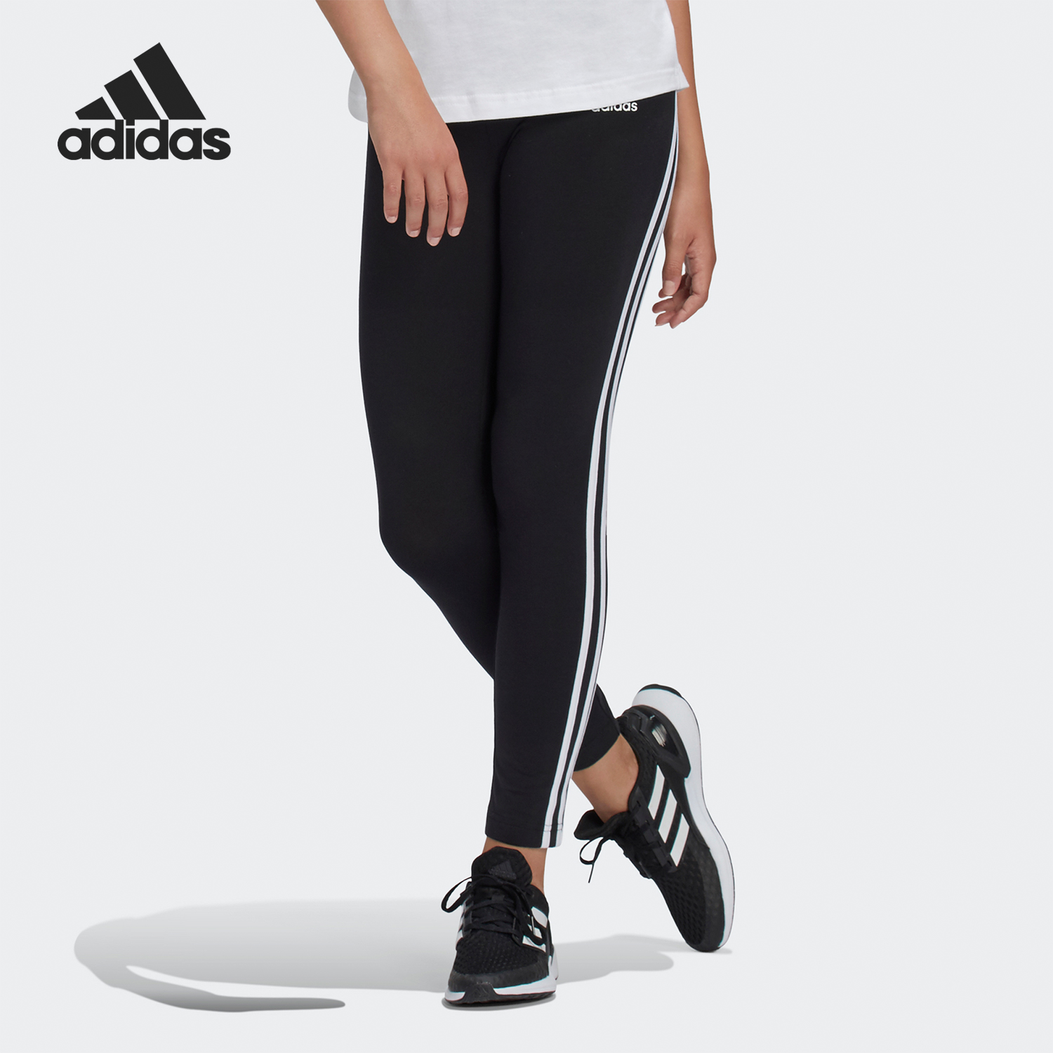 阿迪达斯大童训练透气运动长裤