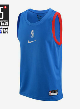 Nike/耐克正品运动男士圆领透气经典休闲复古无袖背心DR2275-435