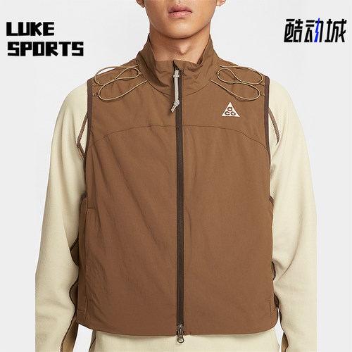 Nike/耐克正品Death Bloom男士休闲宽松户外立领马甲HV0601-235