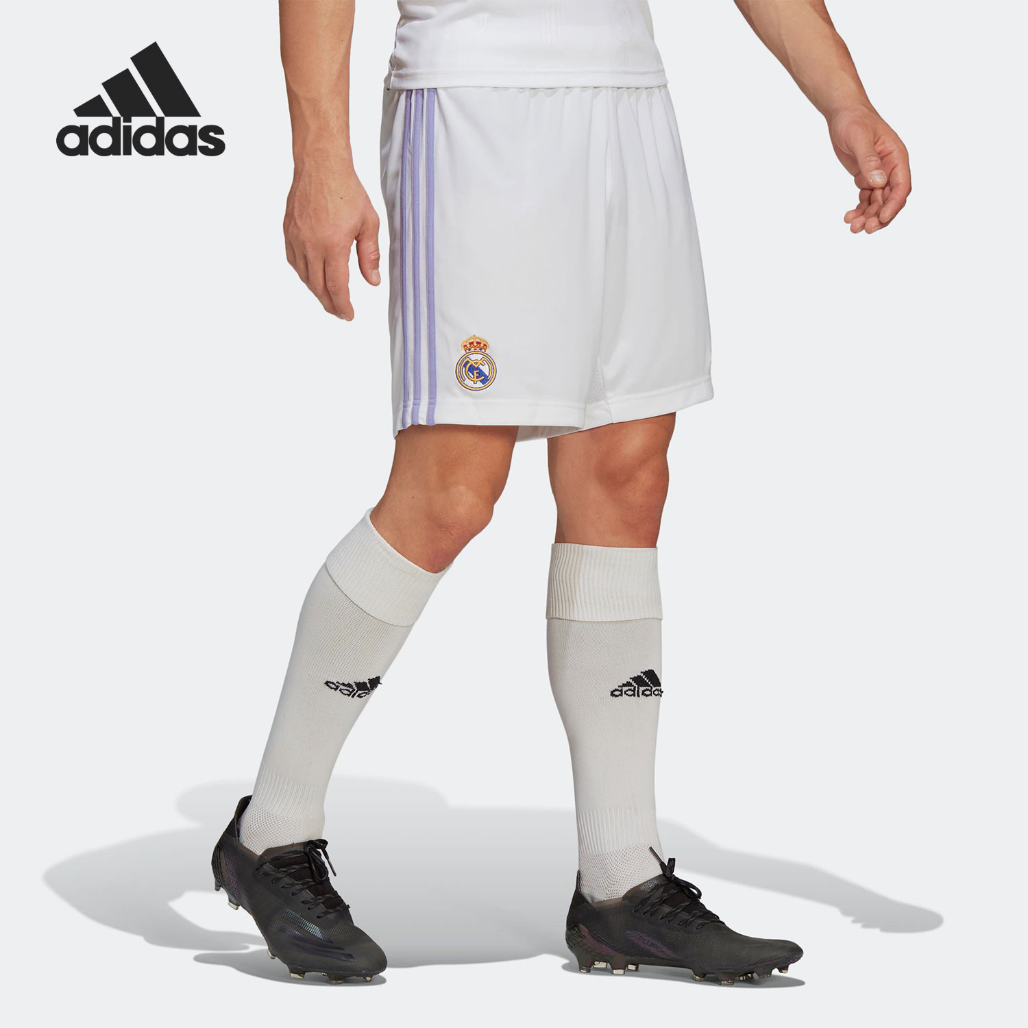 Adidas/阿迪达斯官方正品当季新款皇马足球男子运动短裤H18484