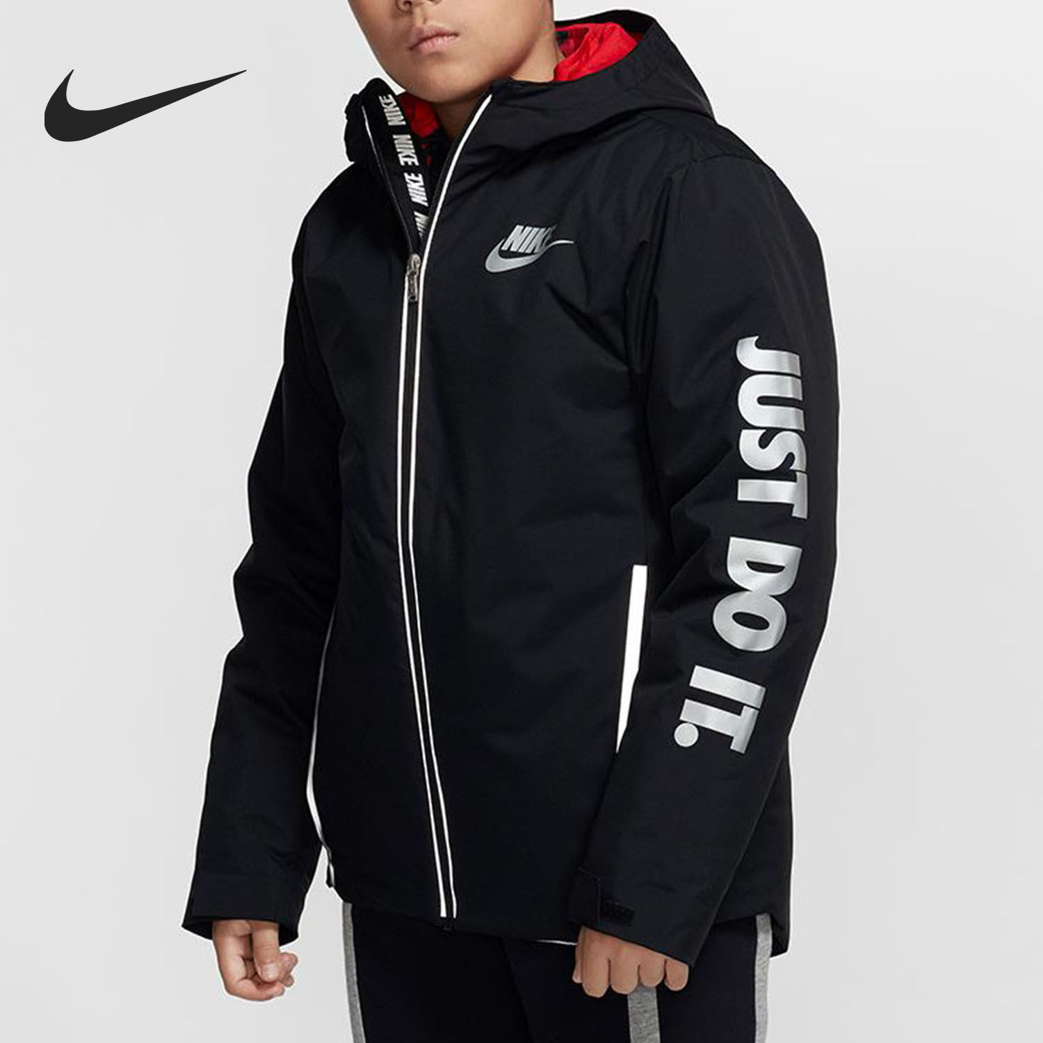 Nike/耐克正品秋季新款男大童运动休闲立领夹克外套 HA5136,童装/婴儿装/亲子装,普通外套,淘宝优惠券,粉丝福利购,淘宝优惠卷