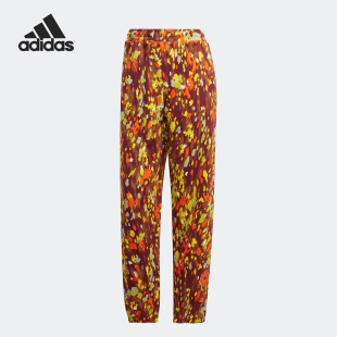 女子休闲运动印花束脚长裤 SMC秋季 HG2003 阿迪达斯正品 Adidas