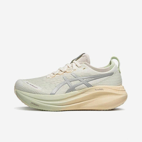 Asics/亚瑟士正品GEL-NIMBUS 27女子缓震厚底跑步鞋1012B874-100