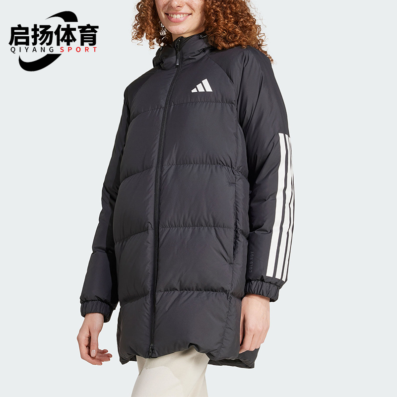 阿迪达斯女士抗风羽绒服