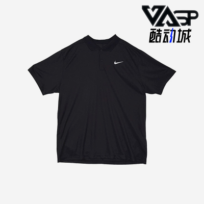 Nike/耐克正品Sportswear空新款黑色经典短袖POLO衫DD8373-010
