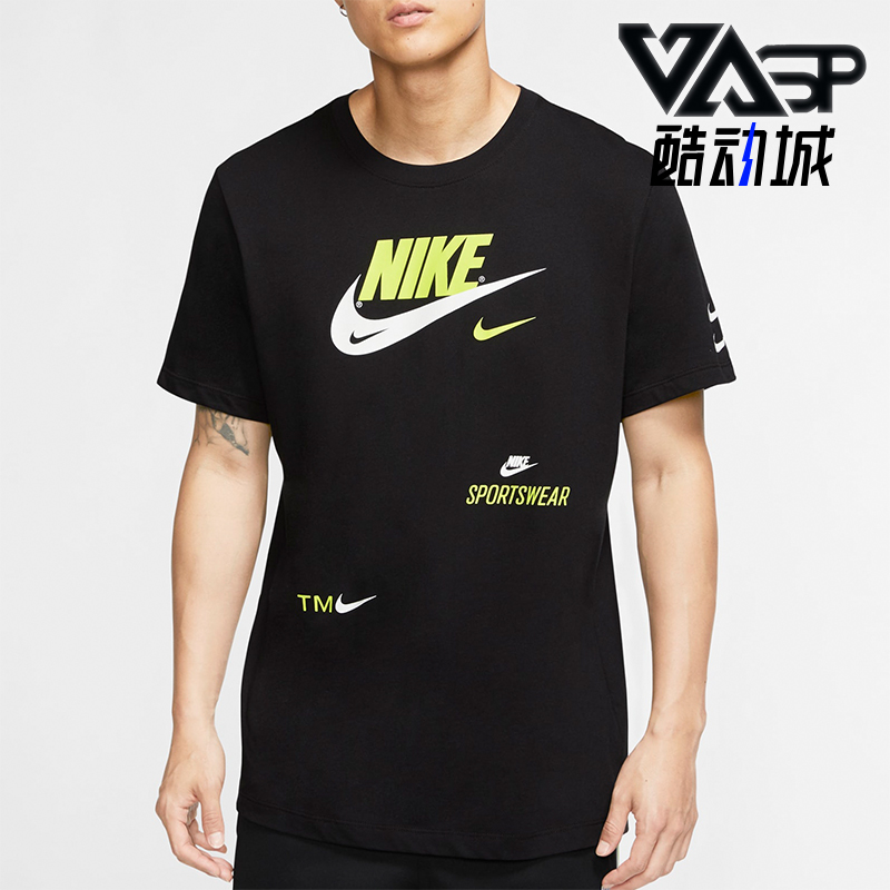 Nike/耐克正品新款男士透气圆领运动休闲 宽松短袖T恤CU0078-010