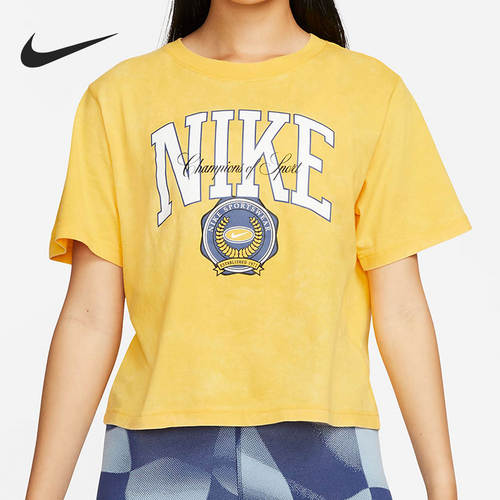 Nike/耐克正品夏季新款女子运动休闲印花短袖T恤DR9010-739