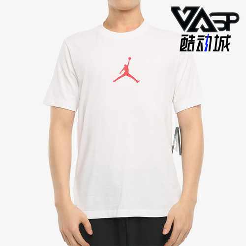 Nike/耐克正品JORDAN圆领运动休闲舒适轻便经典短袖T恤CW5191-101