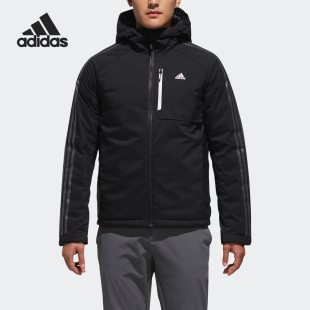 保暖运动连帽户外休闲羽绒服DM1965 男子新款 Adidas 阿迪达斯正品