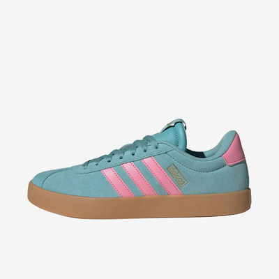 Adidas/阿迪达斯官方正品VLCOURT3.0新款女蓝粉色德训鞋IH6518