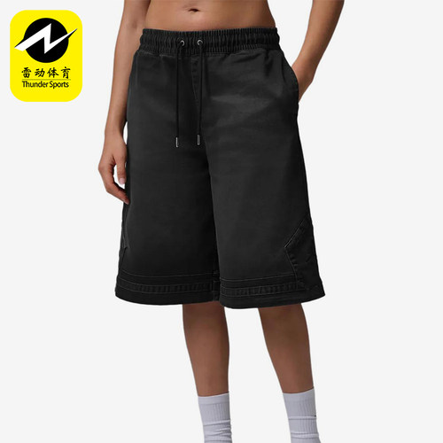 Nike/耐克正品JORDANFlightClubBigShorts牛仔经典短裤IF1137-010
