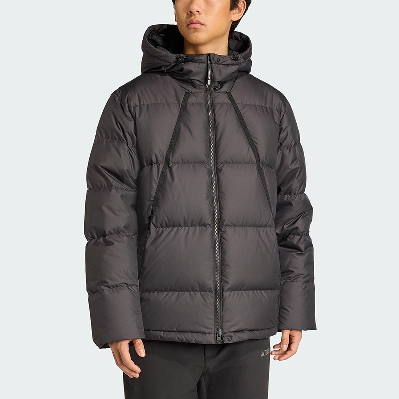 Adidas/阿迪达斯正品GOOSE DOWN JACKET男士休闲防风羽绒服JV6210