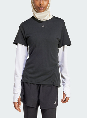 Adidas/阿迪达斯正品D4T SC T HIIT女士运动 健身短袖T恤IU1123
