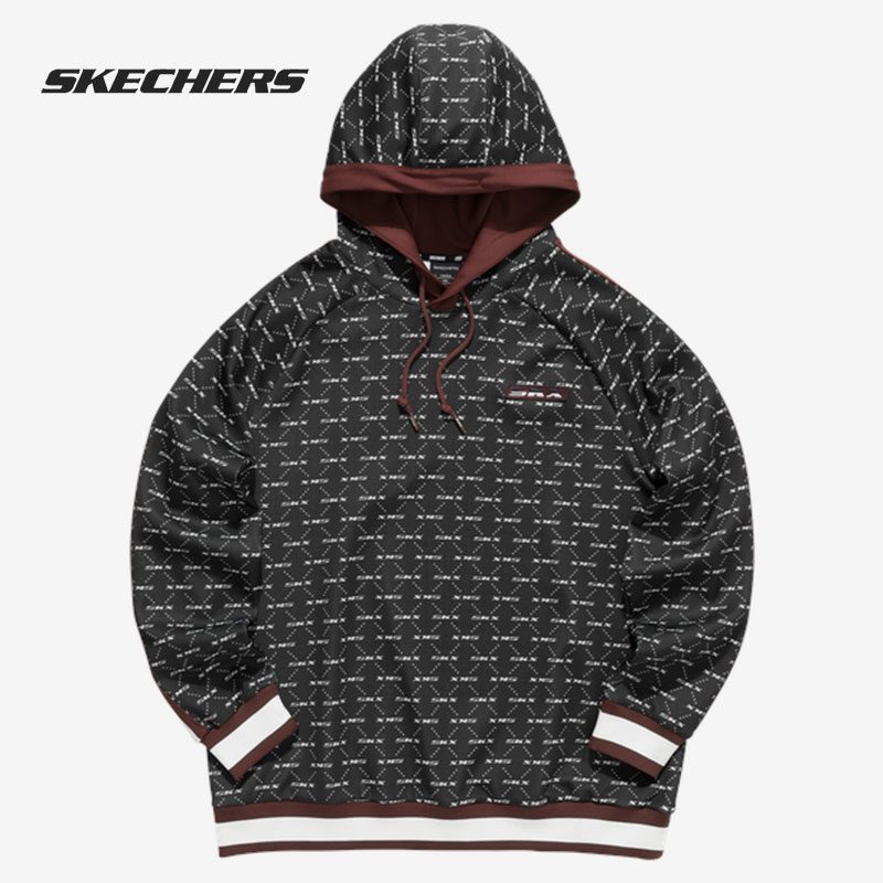 Skechers/斯凯奇正品春季新款至臻系列针织套头卫衣男子L121M029