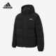 拉链保暖连帽长袖 Adidas 男士 冬季 羽绒服JW1656 阿迪达斯正品