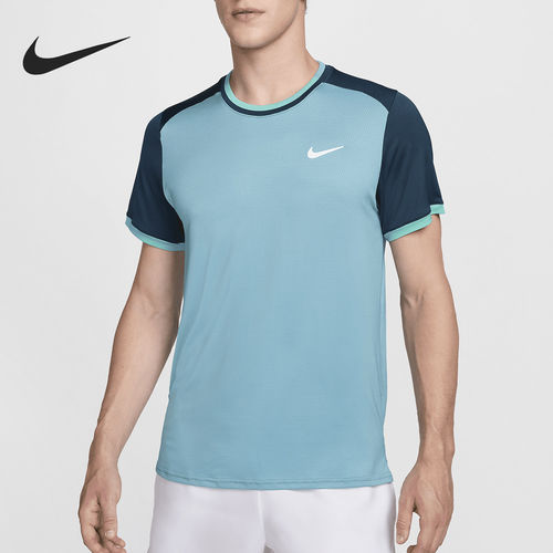 Nike耐克正品Court Advantage男刺绣吸湿排汗短袖T恤FD5320-464