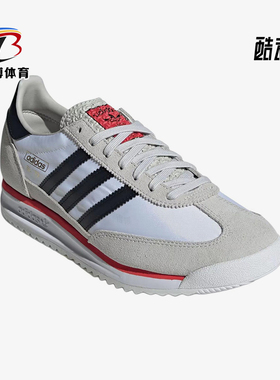 Adidas/阿迪达斯正品SL72男低帮网面拼接麂皮运动鞋JS0746