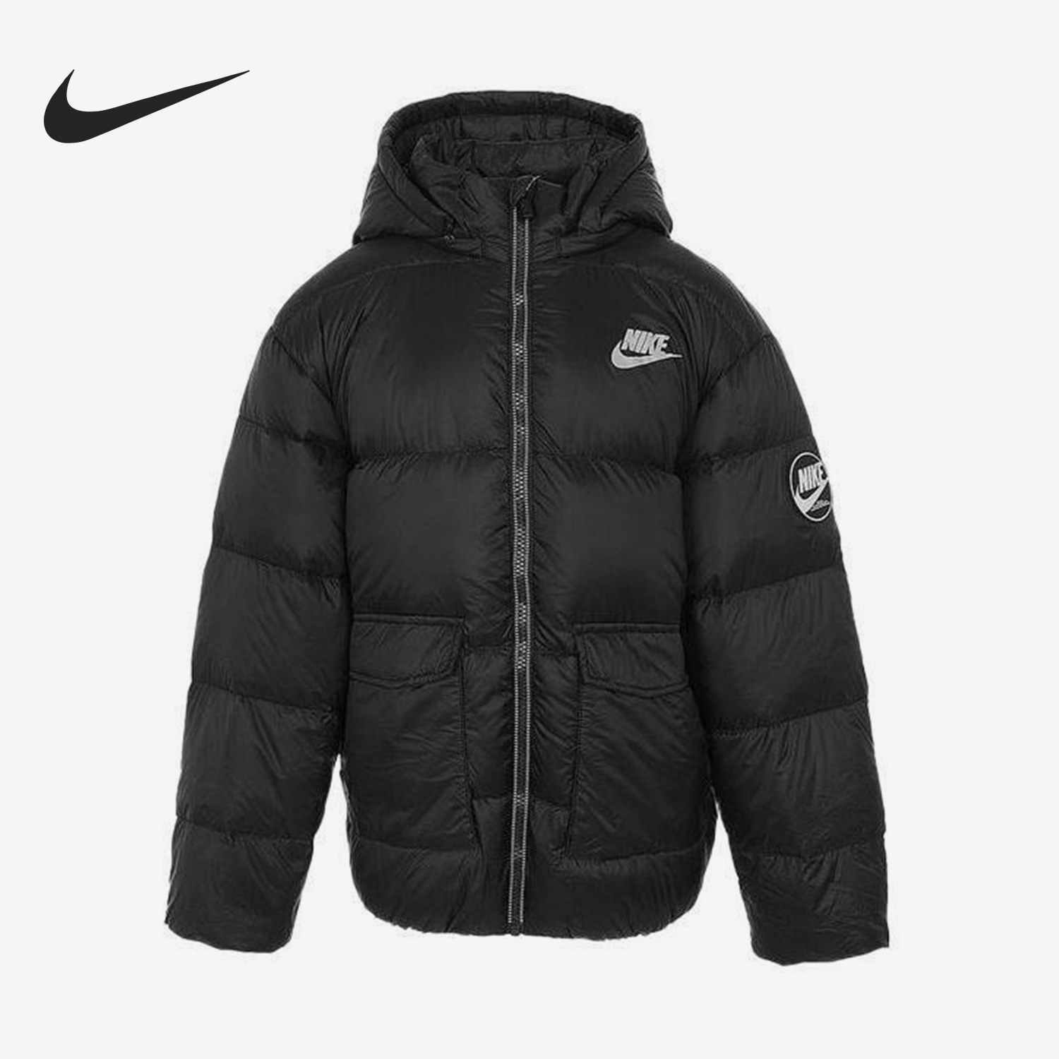 Nike/耐克正品冬季大童连帽保暖休闲运动羽绒服FV6969-010